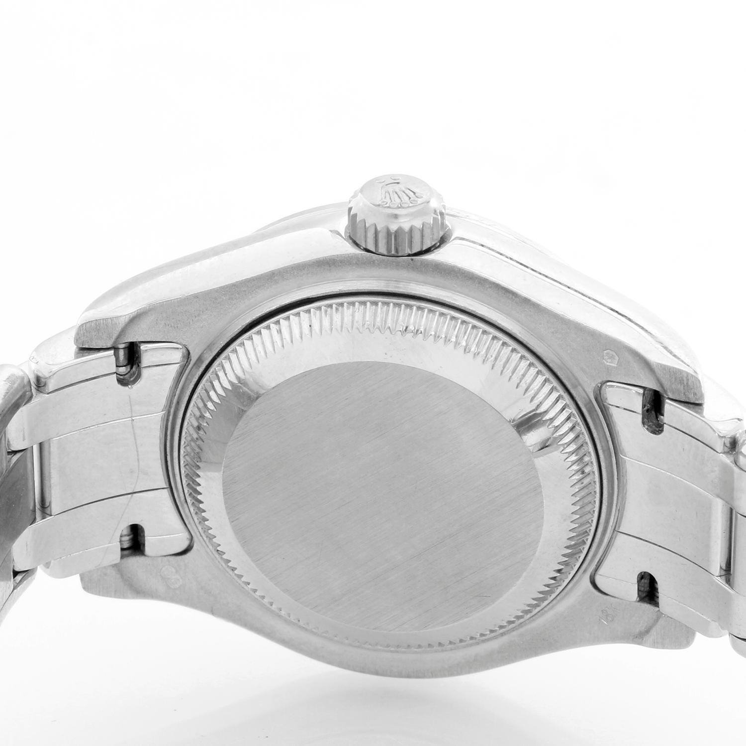 Women's Rolex Ladies Pearlmaster 18 Karat White Gold Watch 80299