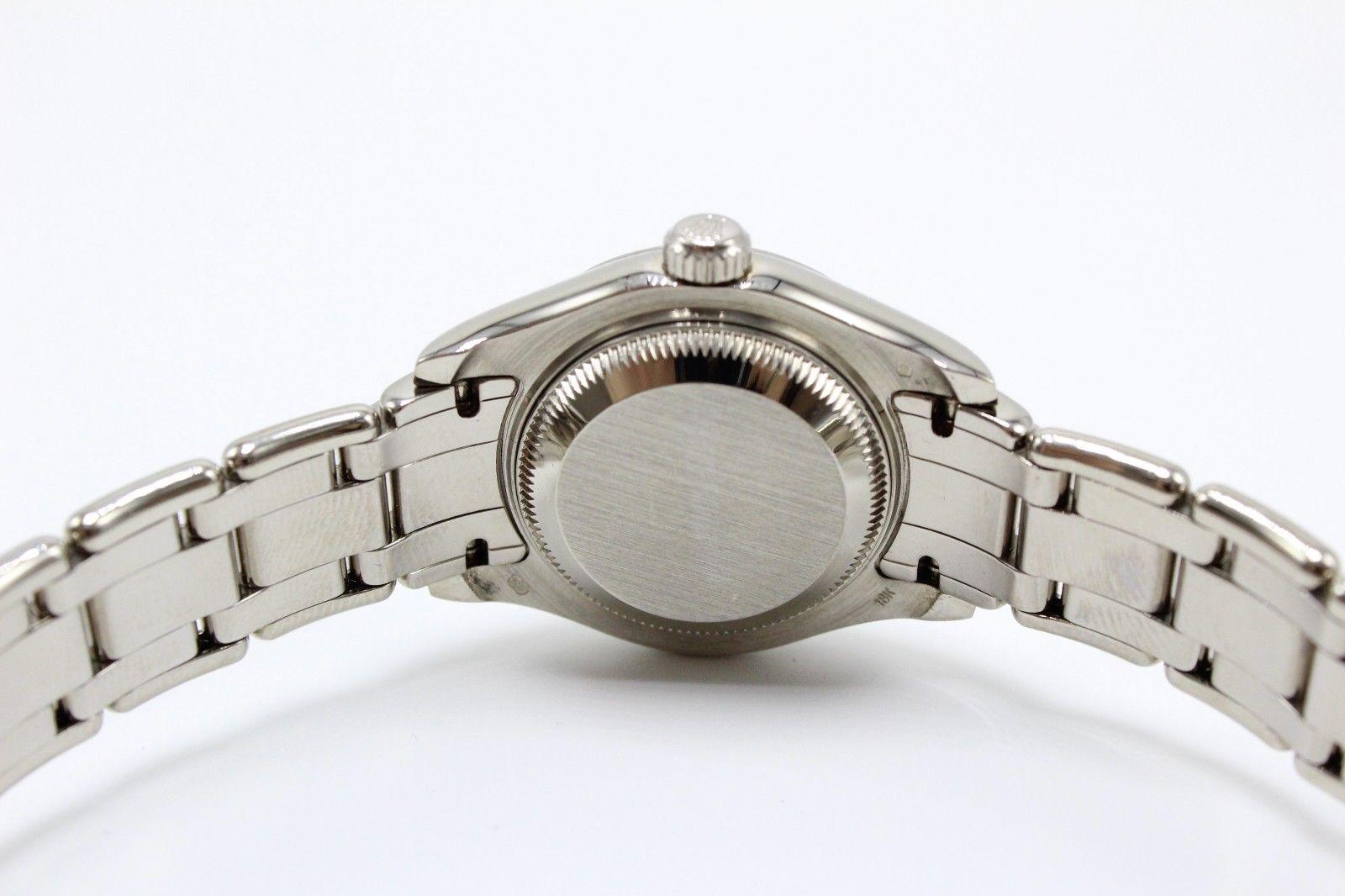 Rolex Montre Pearlmaster 29mm 69299 avec lunette diamantée et cadran en or blanc 18K pour femmes en vente 3