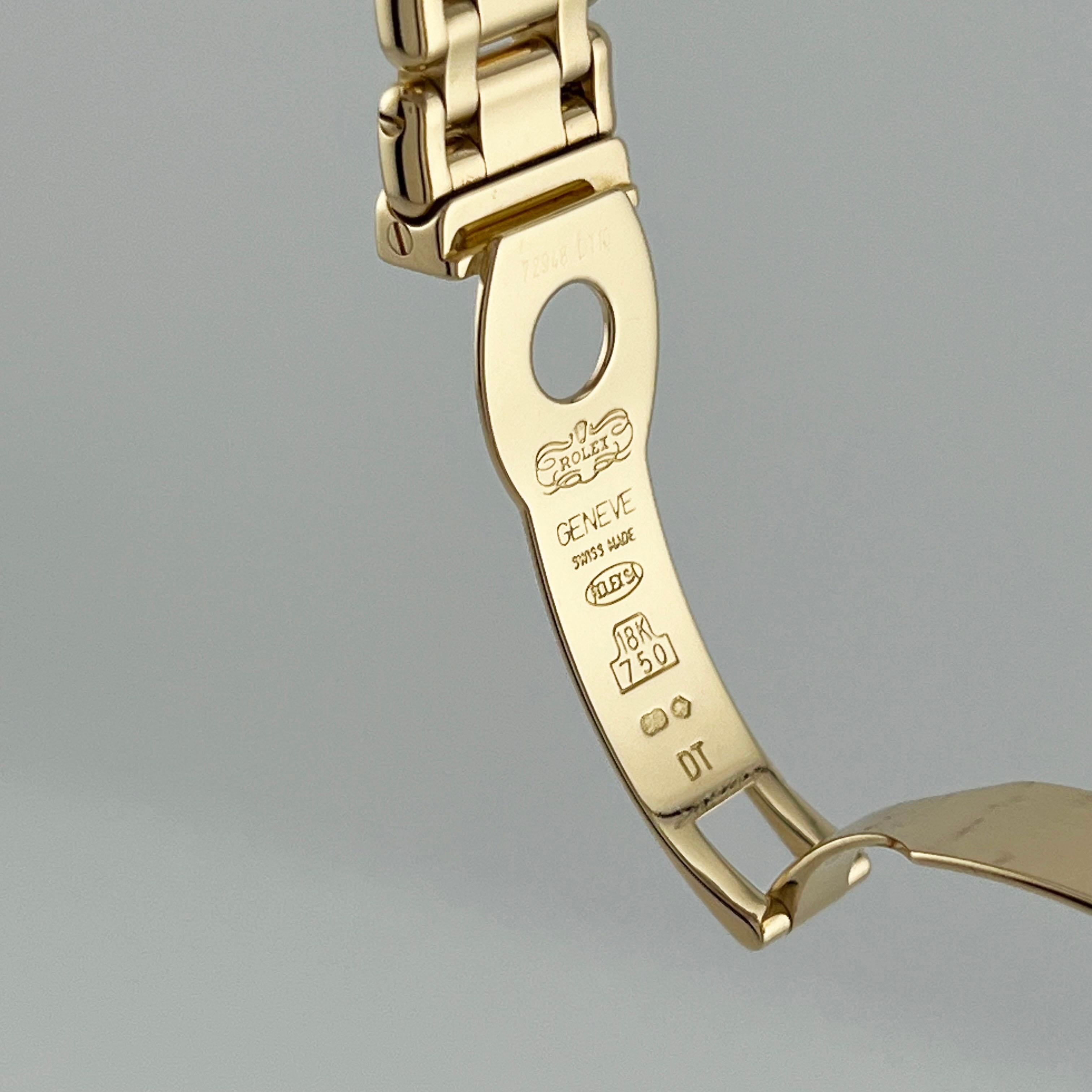 Rolex Ladies Pearlmaster 80318 Factory Meteorite Diamond Dial Bezel 18K Gold 7