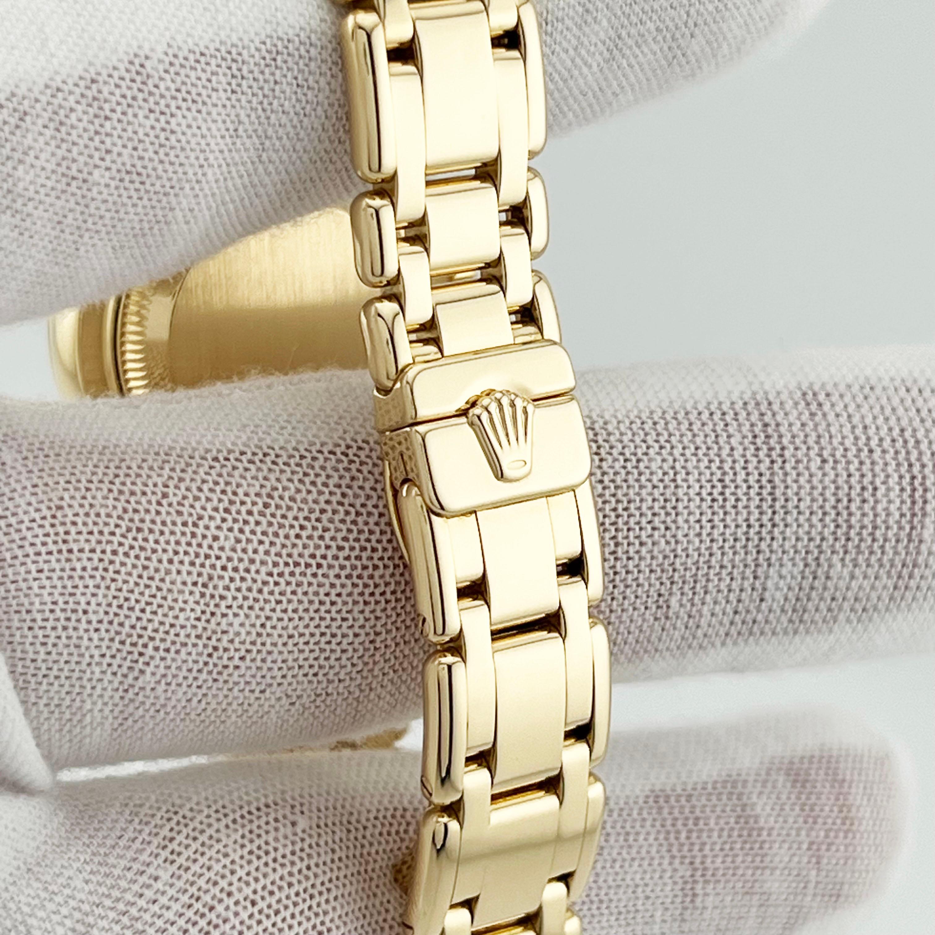 Rolex Ladies Pearlmaster 80318 Factory Meteorite Diamond Dial Bezel 18K Gold 3