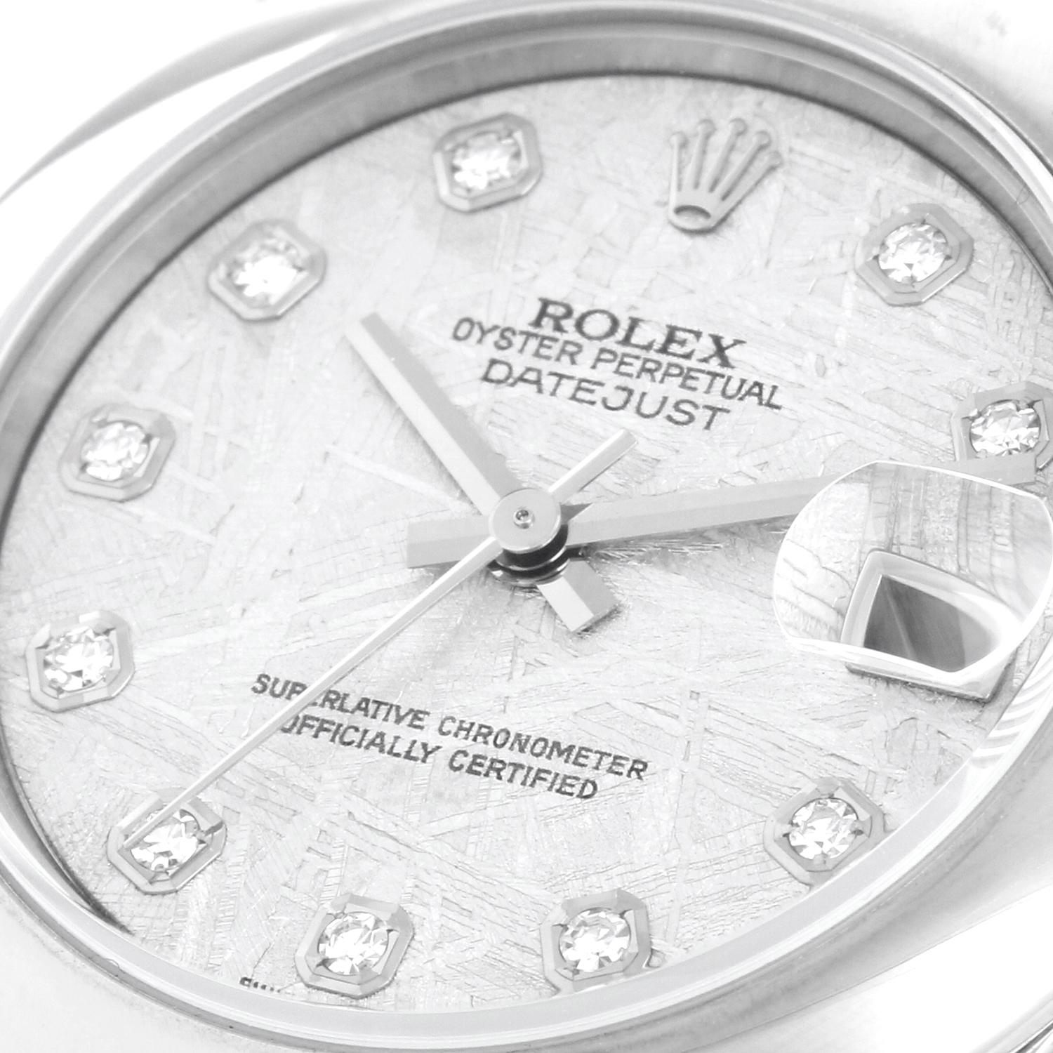 Damen-Perlenmaster-Uhr aus Weißgold 81209 für Damen oder Herren im Angebot
