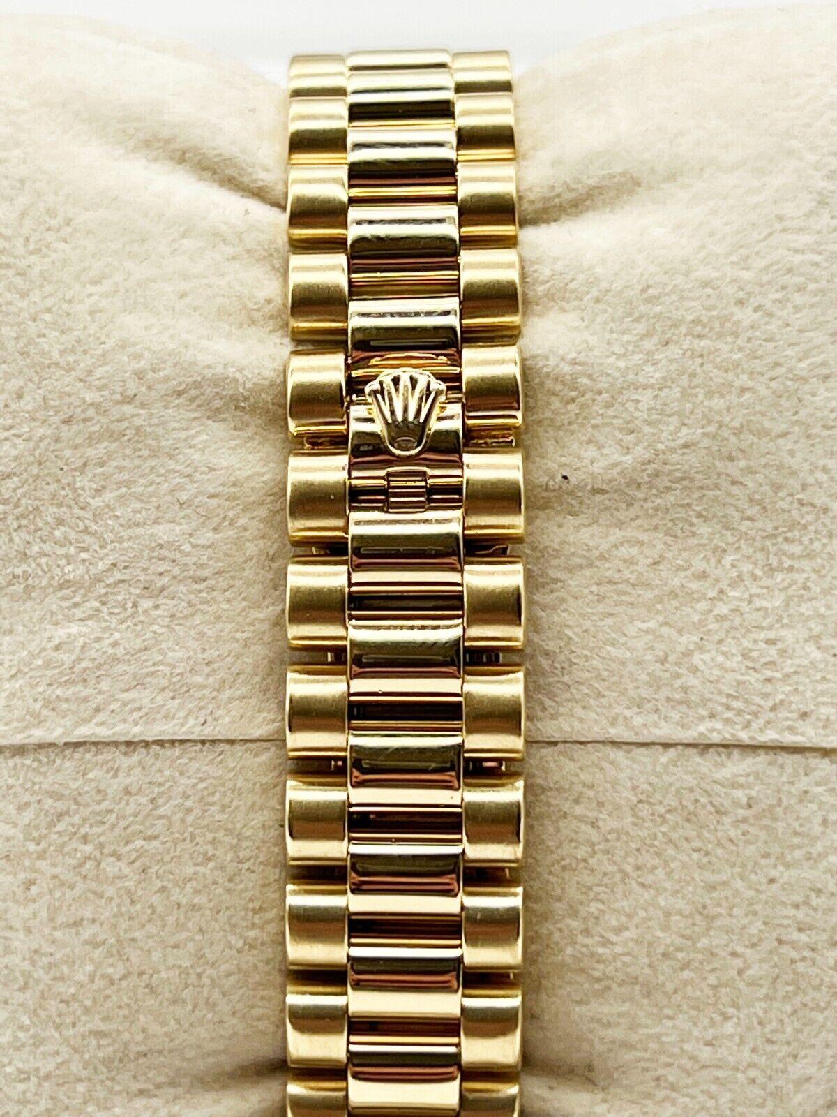 Rolex Damen President 179138 Original MOP Diamant-Zifferblatt Diamant-Lünette 18K Gold 1