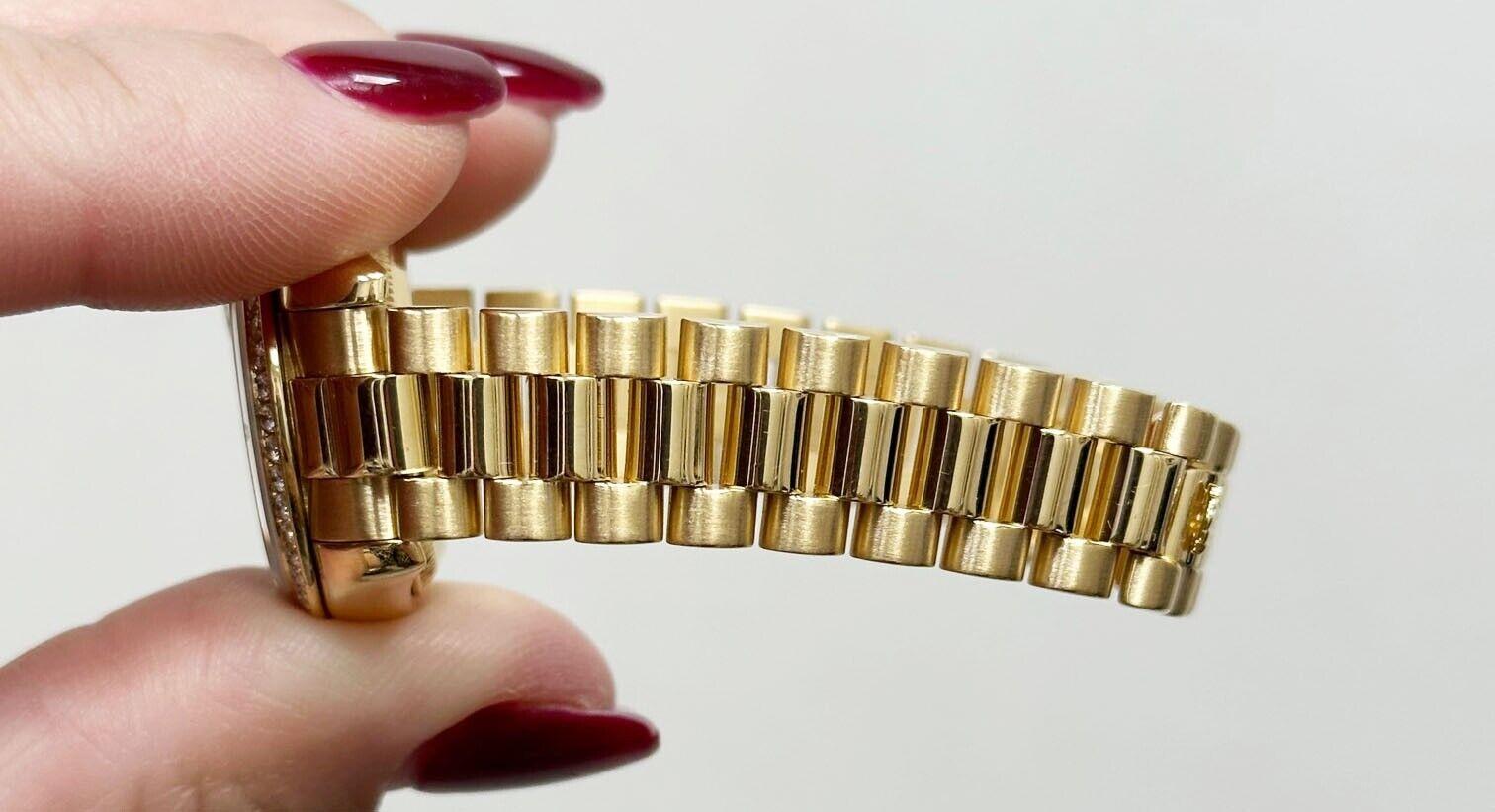Rolex Damen President 179138 Original MOP Diamant-Zifferblatt Diamant-Lünette 18K Gold 3