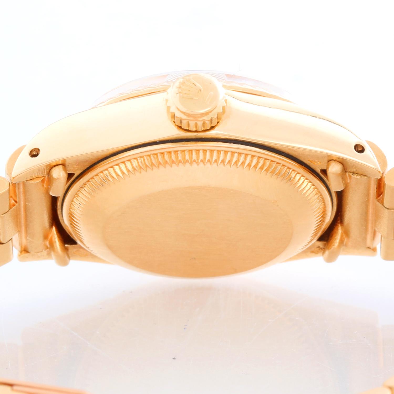 Women's or Men's Rolex Ladies President 18k Yellow Gold 6917 Watch