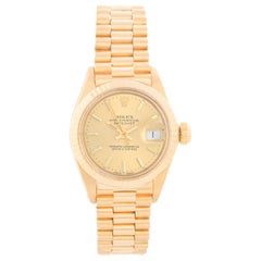 Rolex Ladies President 18k Yellow Gold 6917 Watch