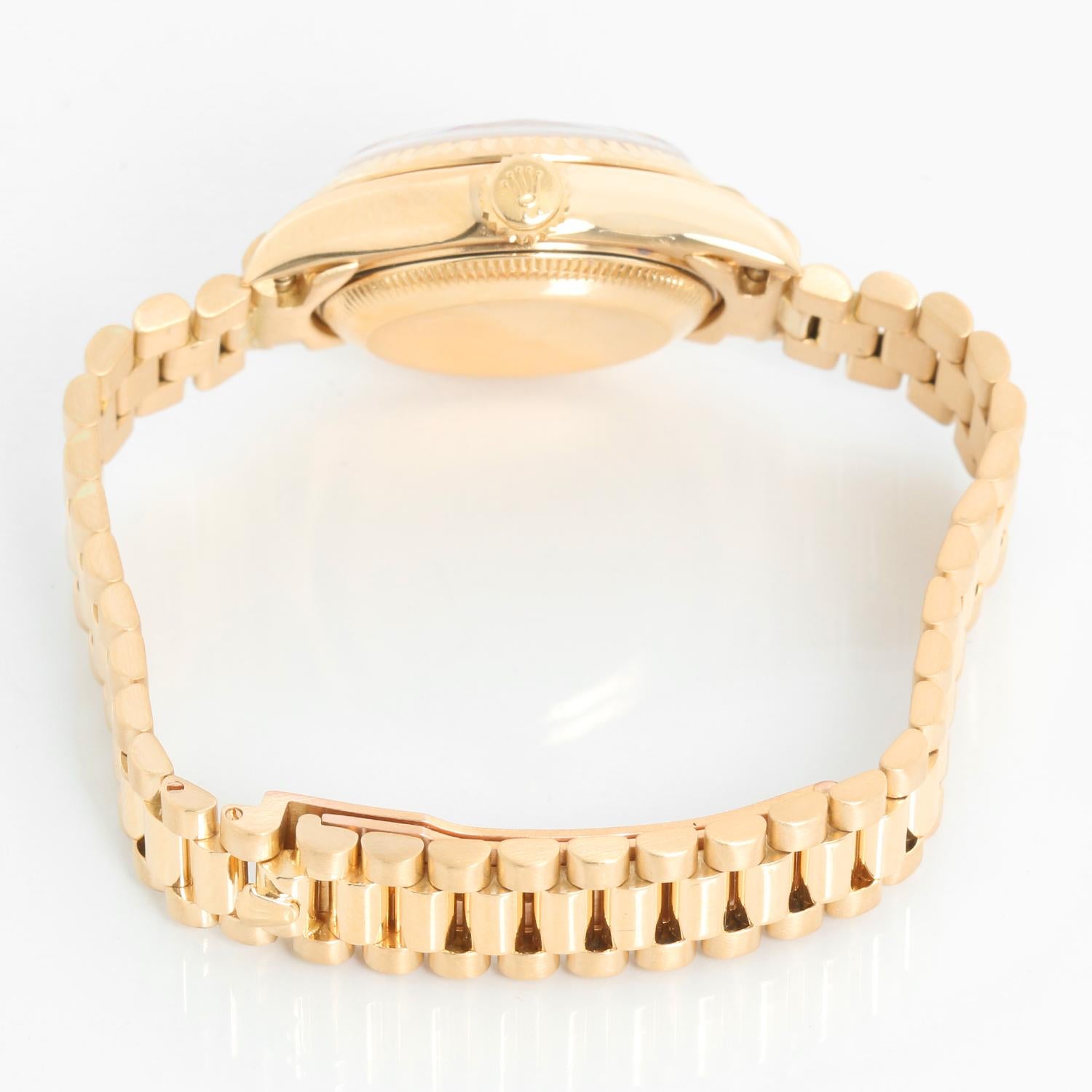 De las mujeres Reloj Rolex President para señora 69178 de oro amarillo de 18 quilates