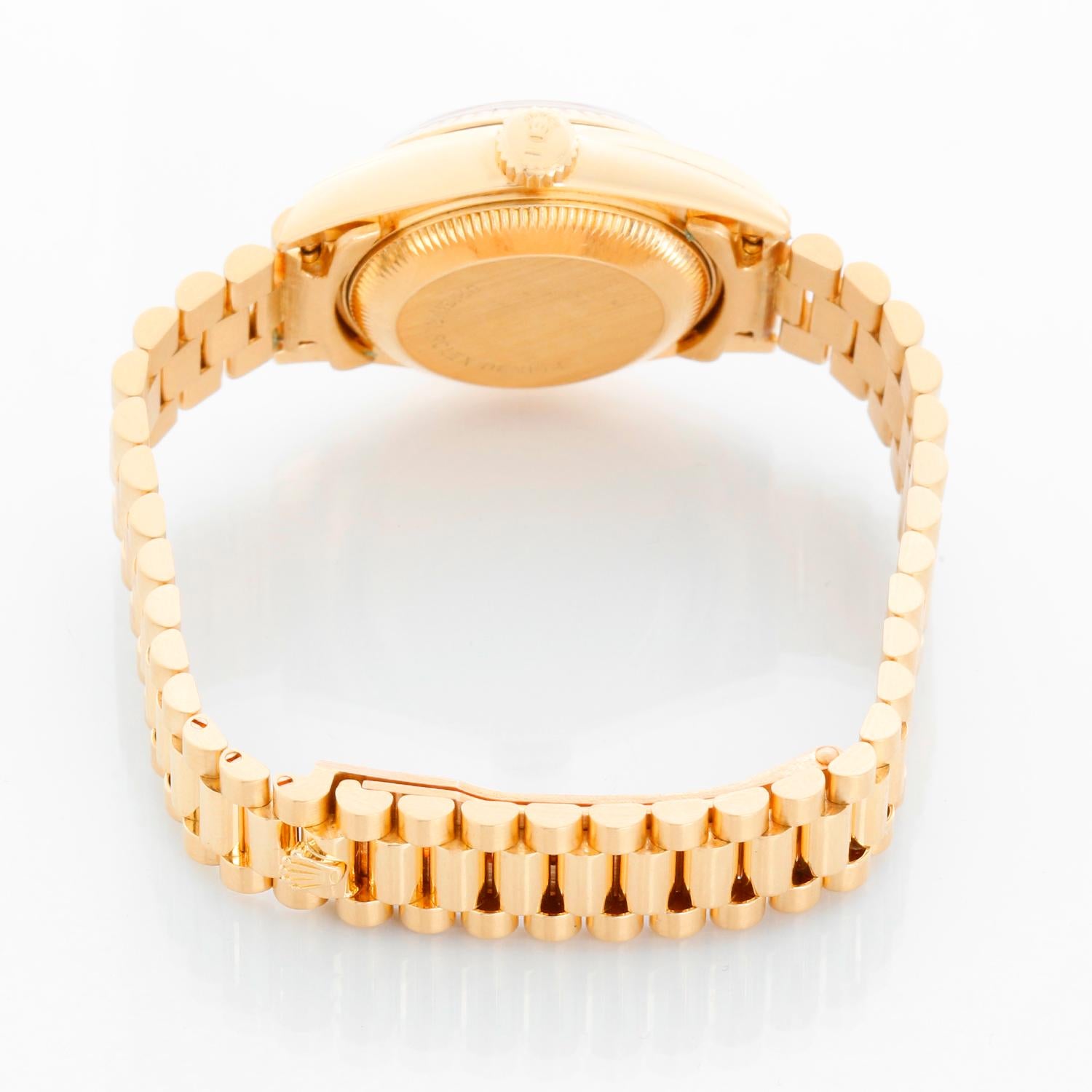 Orologio Rolex President Donna Oro Giallo 18K 69178 in vendita 1