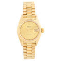 Rolex Montre President en or jaune 18 carats pour femmes 69178