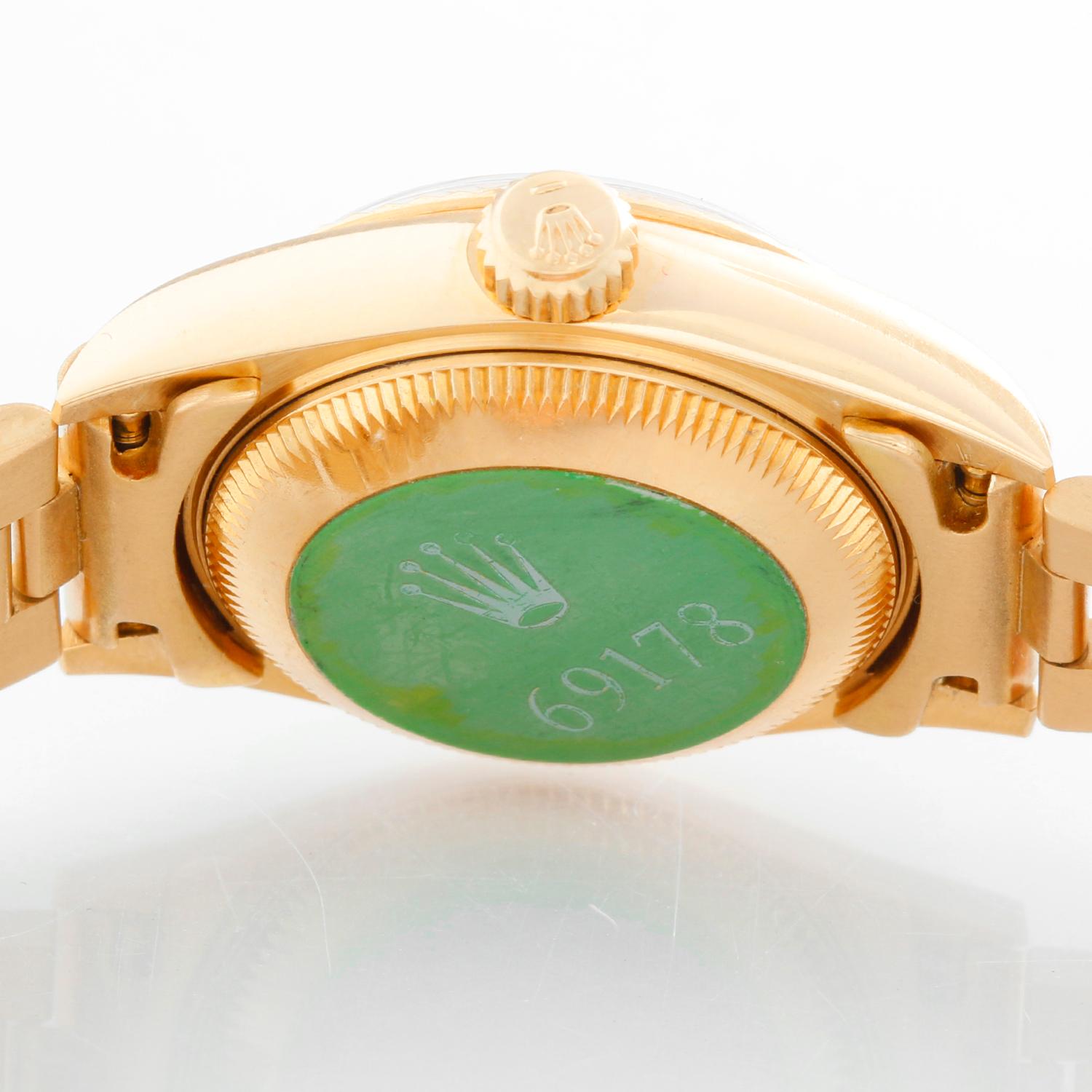 Women's Rolex Ladies President 18 Karat Yellow Gold Watch 69178