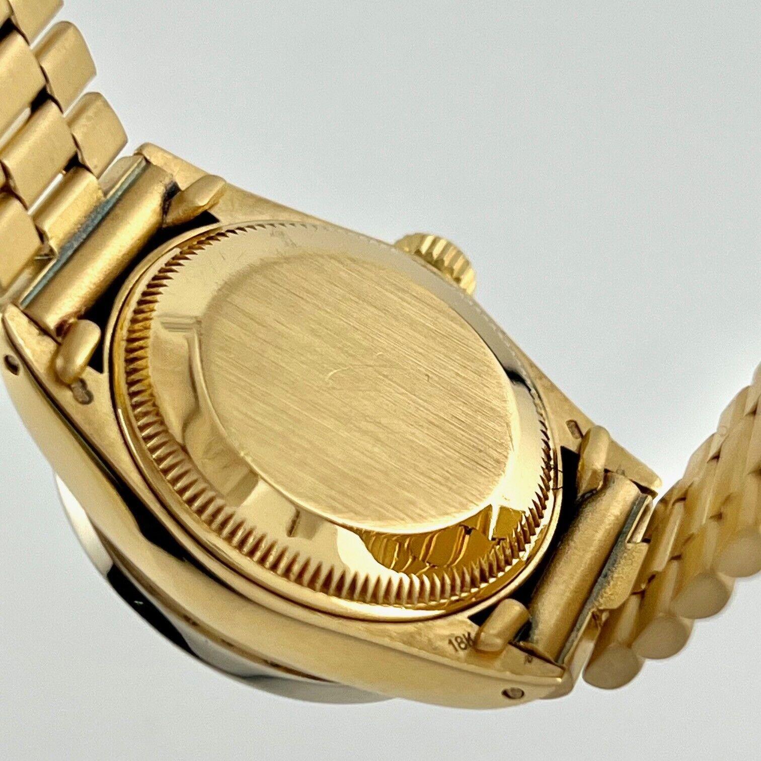 Rolex President 6917 MOP Mujer Esfera Diamante Bisel Diamante Oro Amarillo 18K en Excelente Estado en San Diego, CA