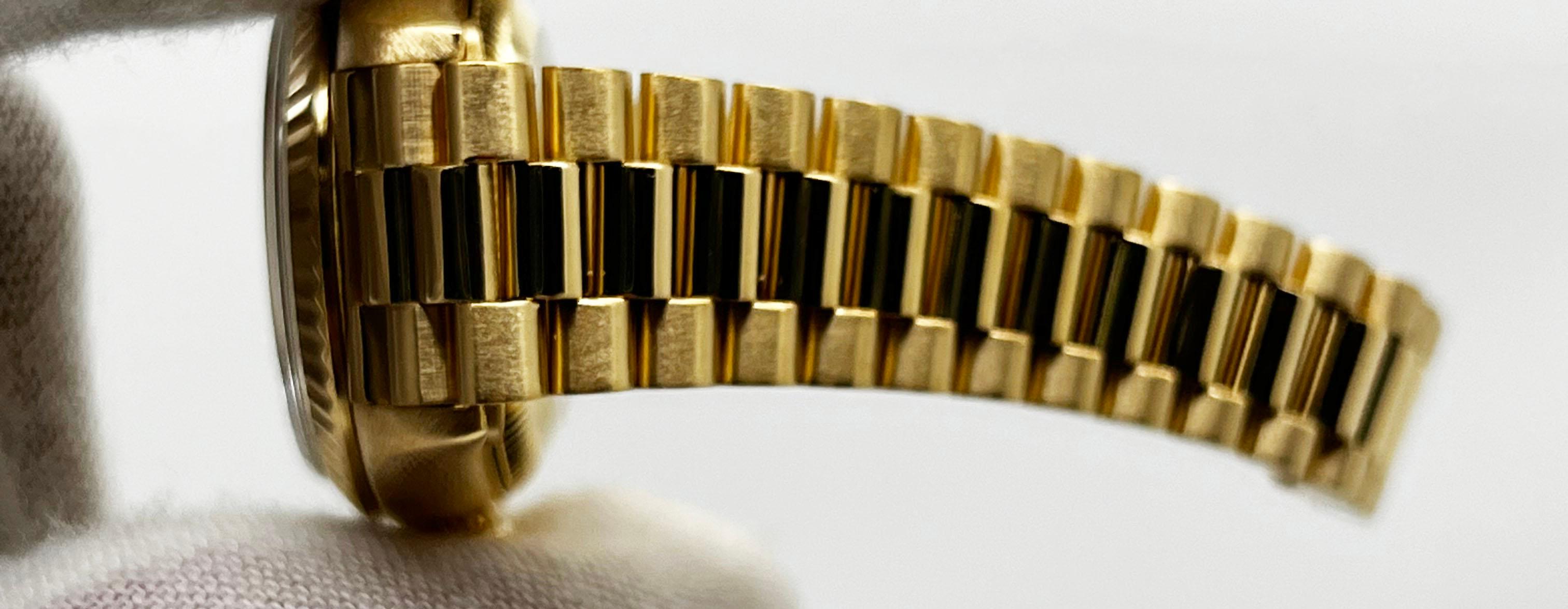 Rolex Damen Präsident 69178 Champagner-Zifferblatt 18K Gelbgold Box Buchstabe Mint 5