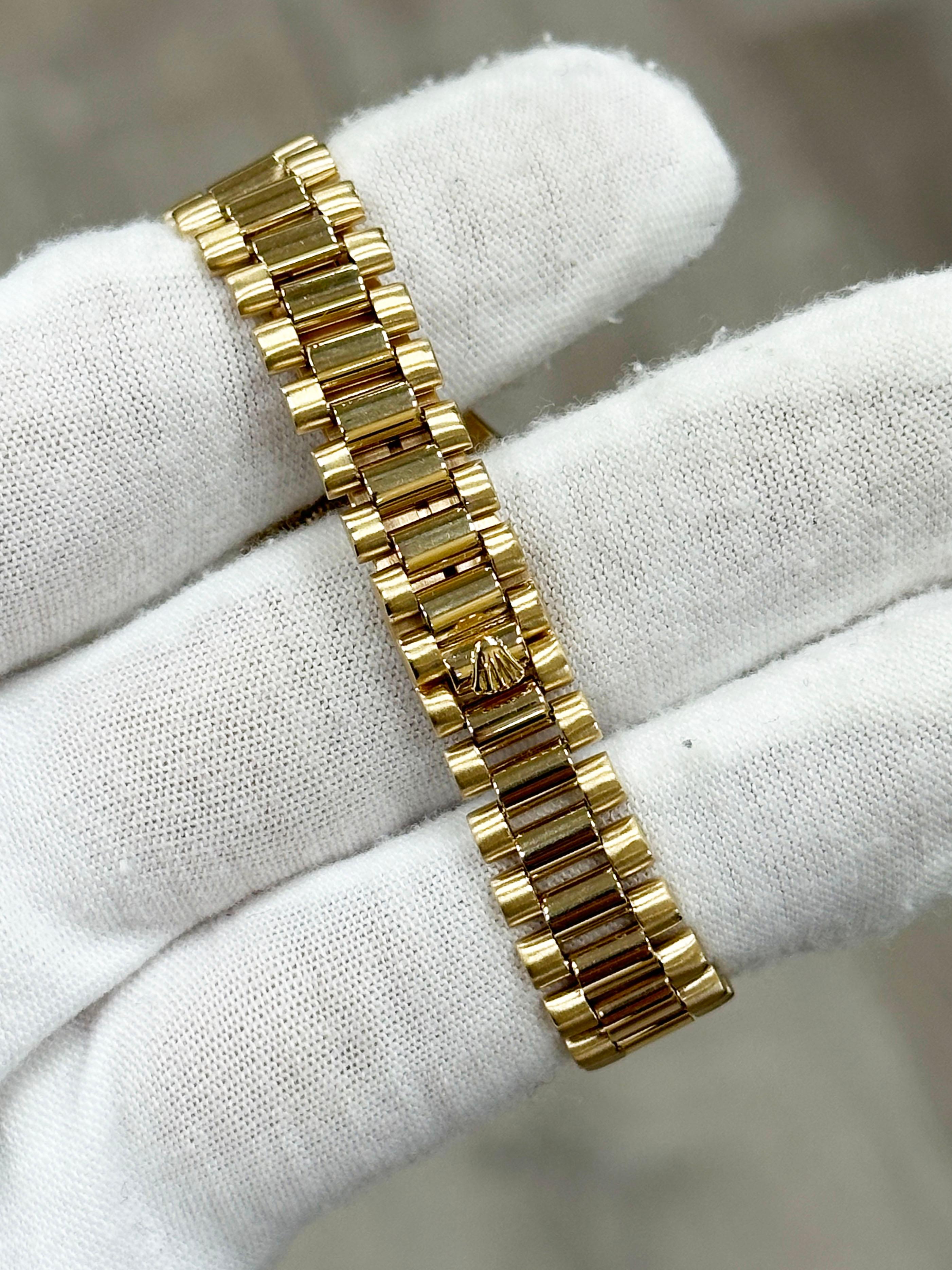 Rolex Ladies President 69178 Datejust White Dial 18K Yellow Gold 9