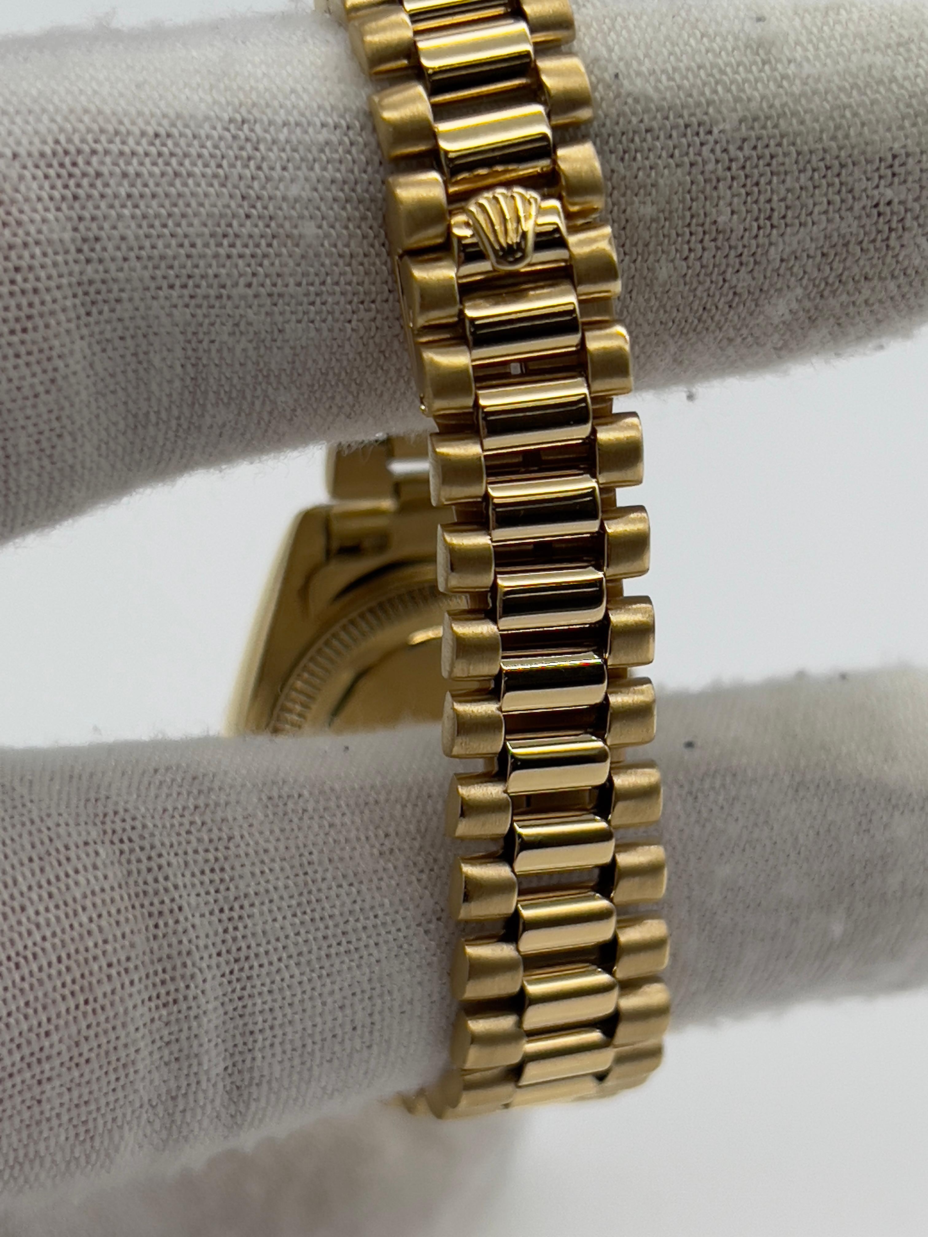 Rolex Ladies President 69178 Datejust White Dial 18K Yellow Gold 2
