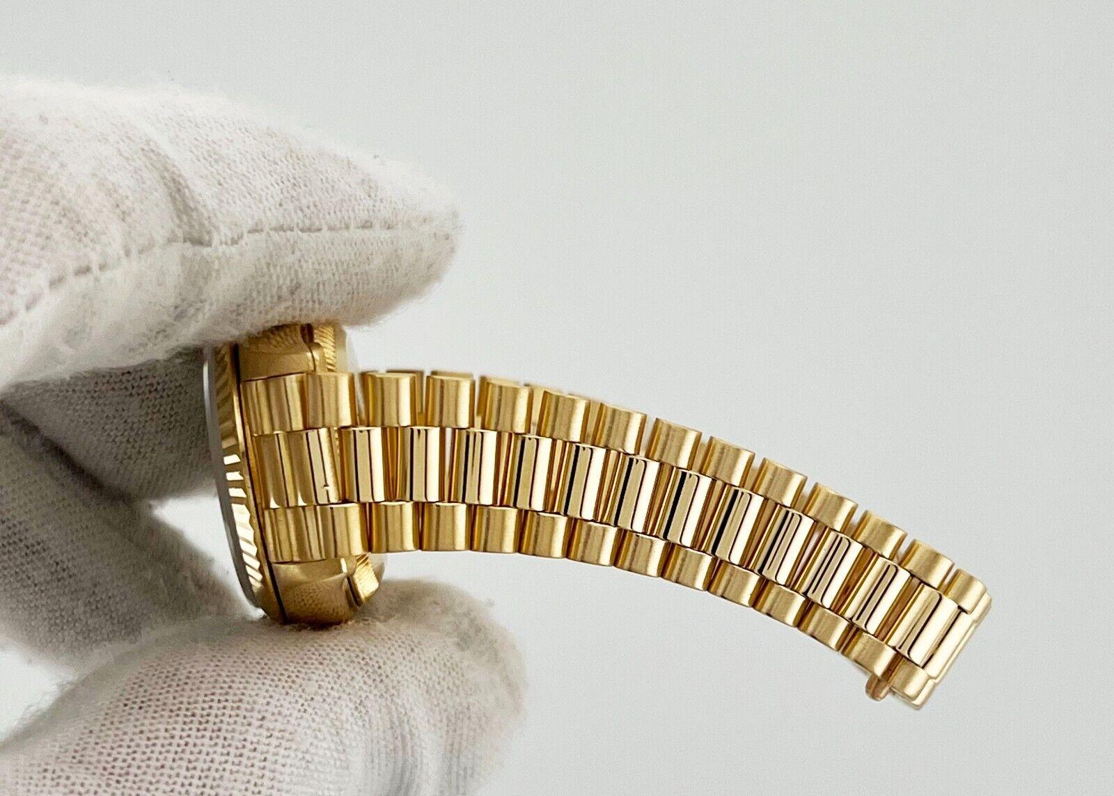 Rolex Ladies President 69178 White Diamond Dial 18K Yellow Gold Box Booklet 26mm 2