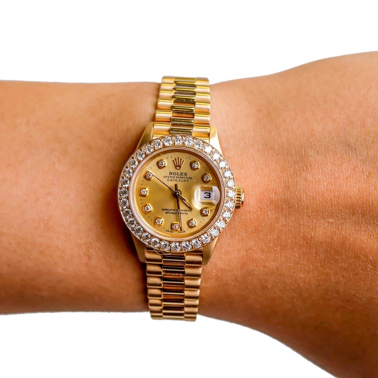 Ladies 18k hotsell rolex datejust
