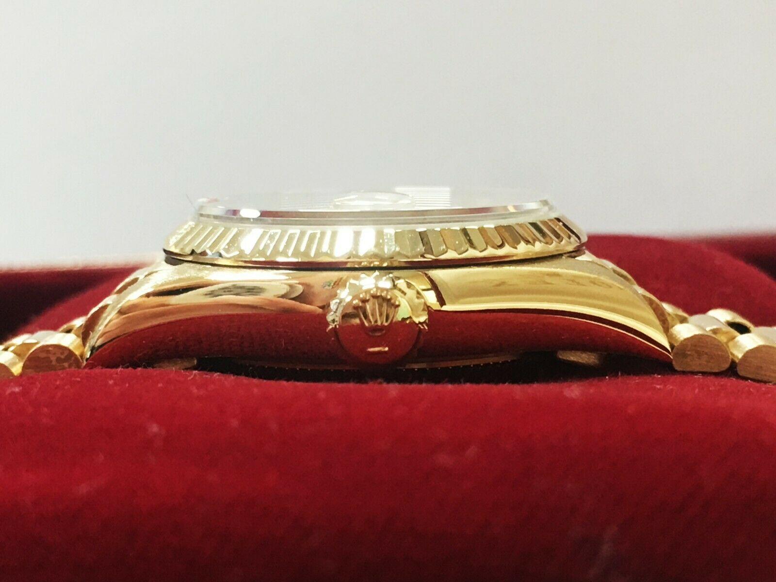 Women's Rolex Ladies President Datejust 69178 18 Karat Gold Box and Papers Mint