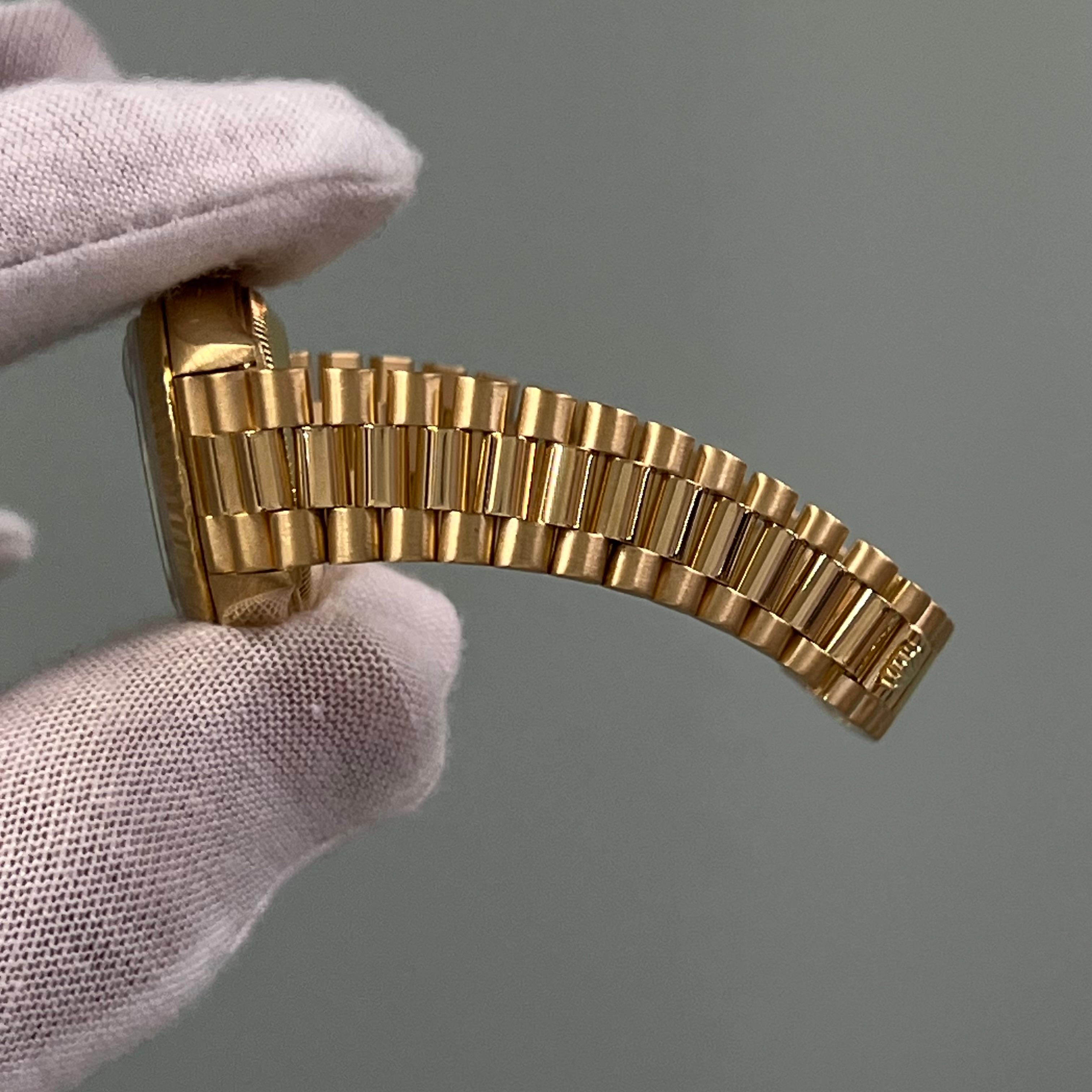 Rolex Ladies President Datejust 69178 Champagne Dial 18K Yellow Gold Box Paper 9