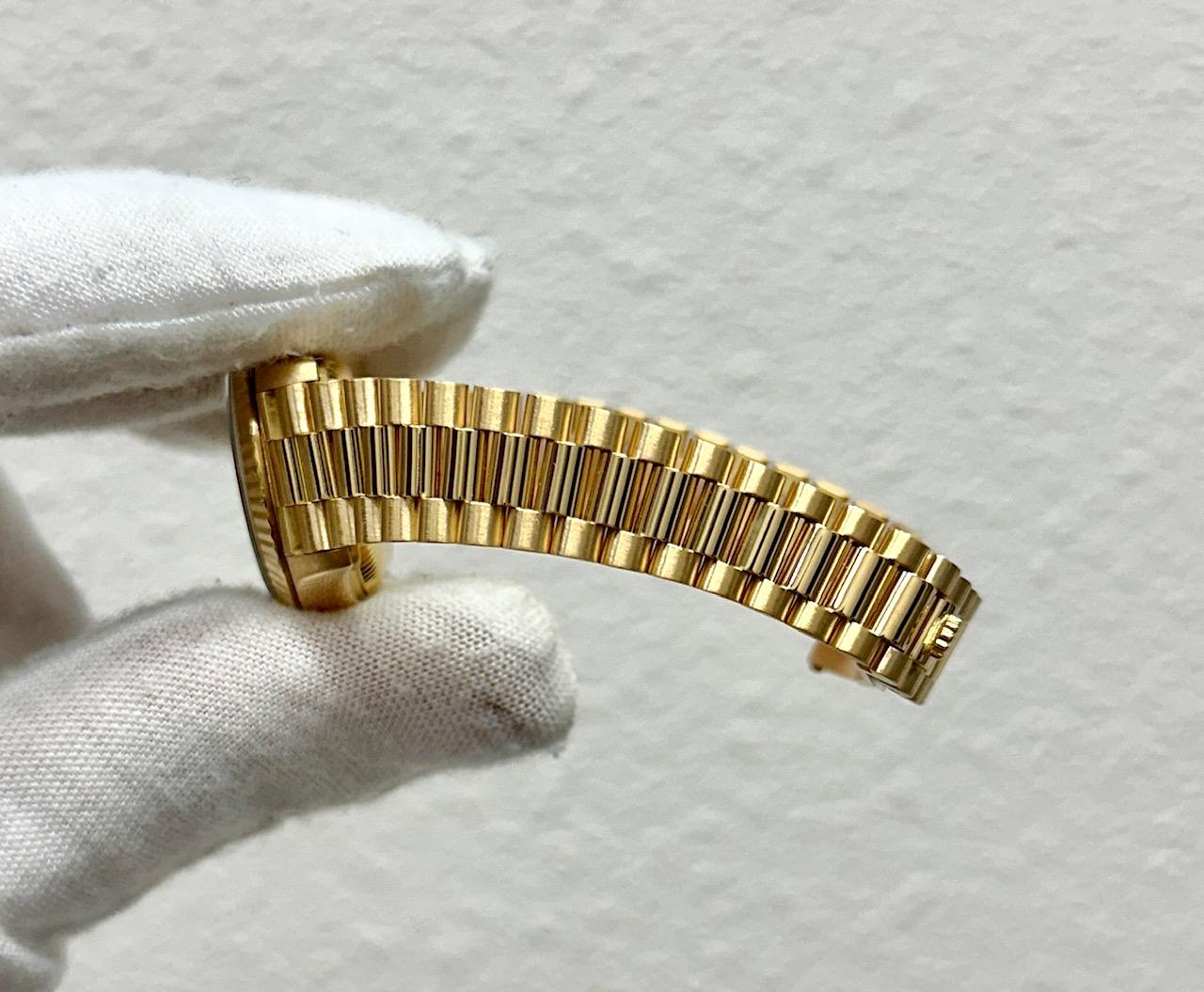 Rolex Ladies President Datejust 69178 Quadrante Champagne Oro Giallo 18K Scatola Documenti in vendita 1