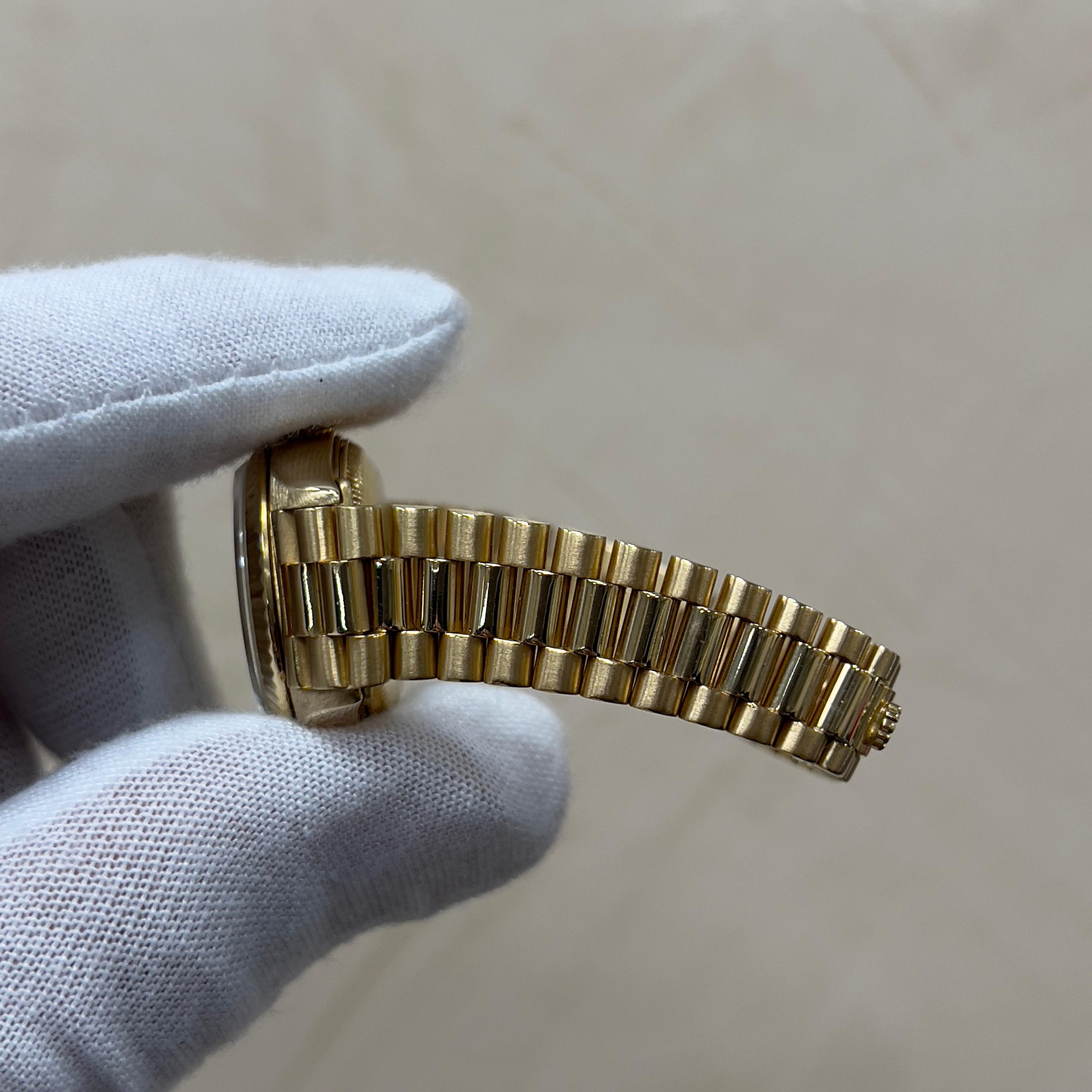 Rolex Ladies President Datejust 79178 Cream Dial  18K Yellow Gold For Sale 3