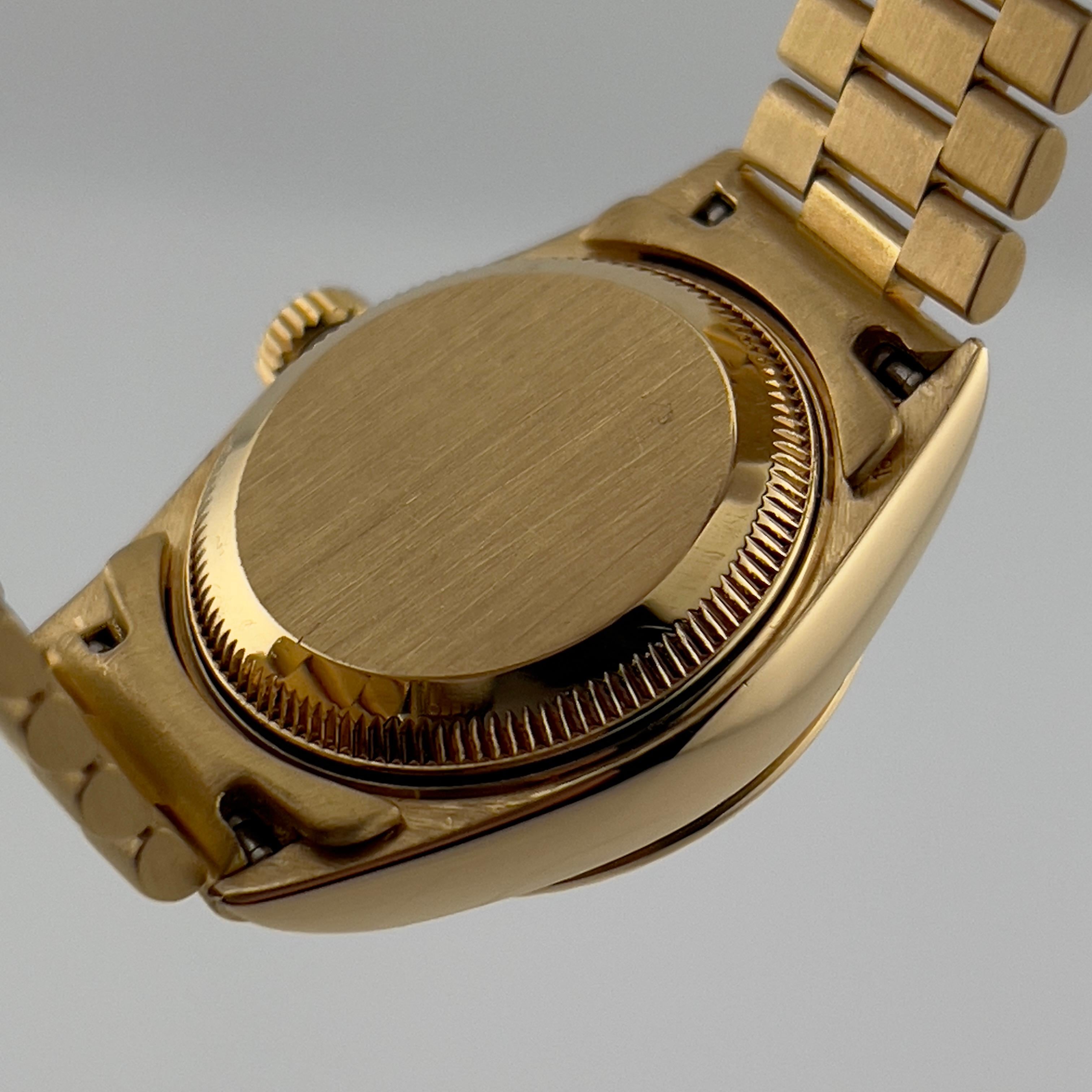 Rolex Ladies President Datejust 79178 Cream Dial  18K Yellow Gold In Excellent Condition For Sale In San Diego, CA