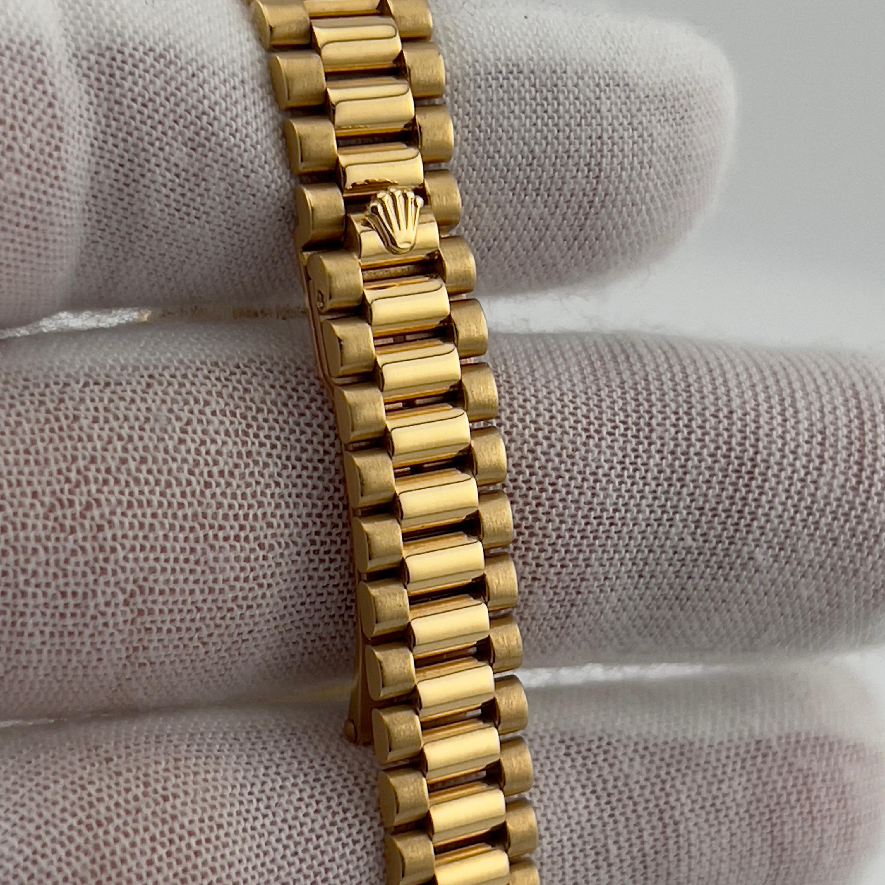 Women's or Men's Rolex Ladies President Datejust 79178 Cream Dial  18K Yellow Gold For Sale