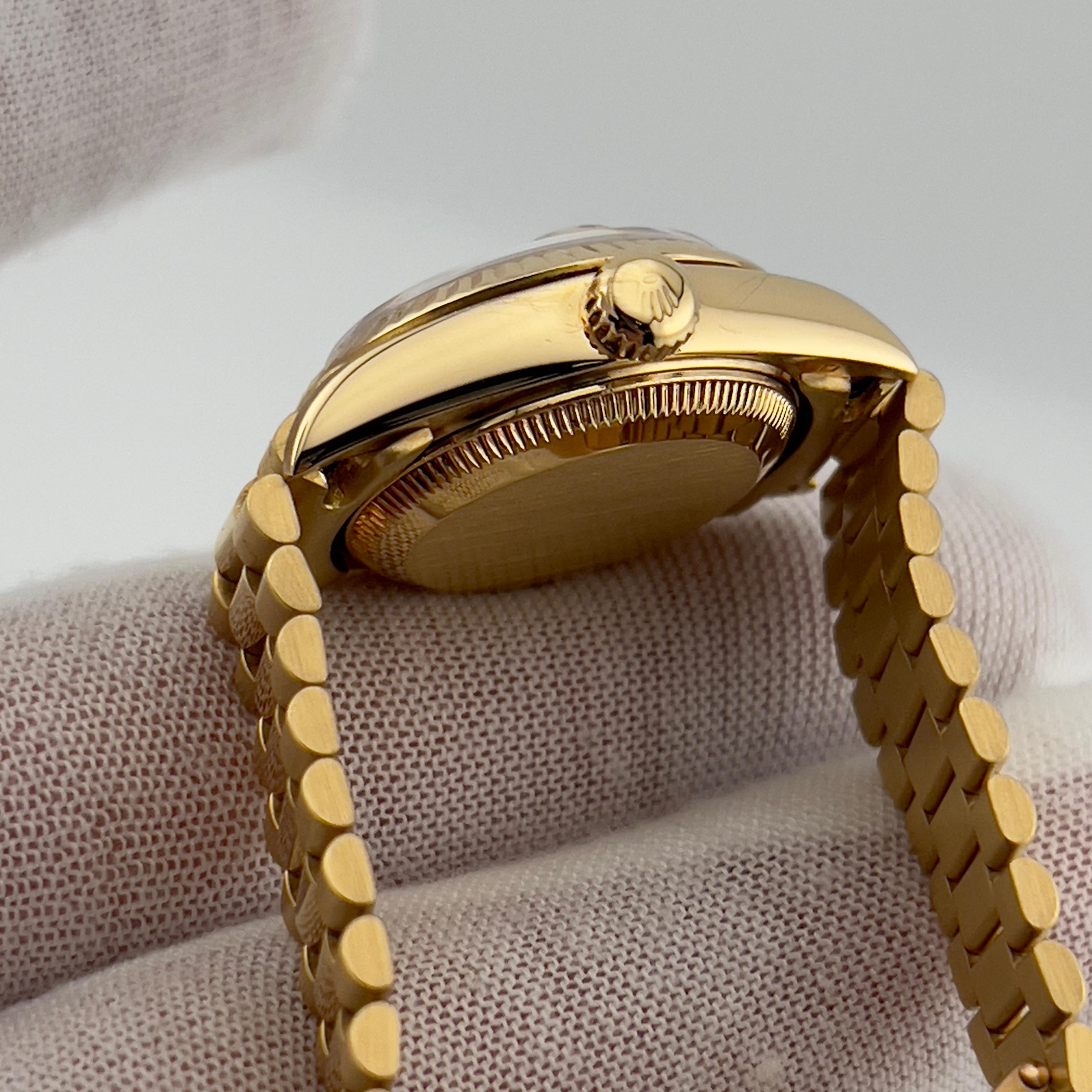Rolex Ladies President Datejust 79178 Cream Dial  18K Yellow Gold For Sale 1