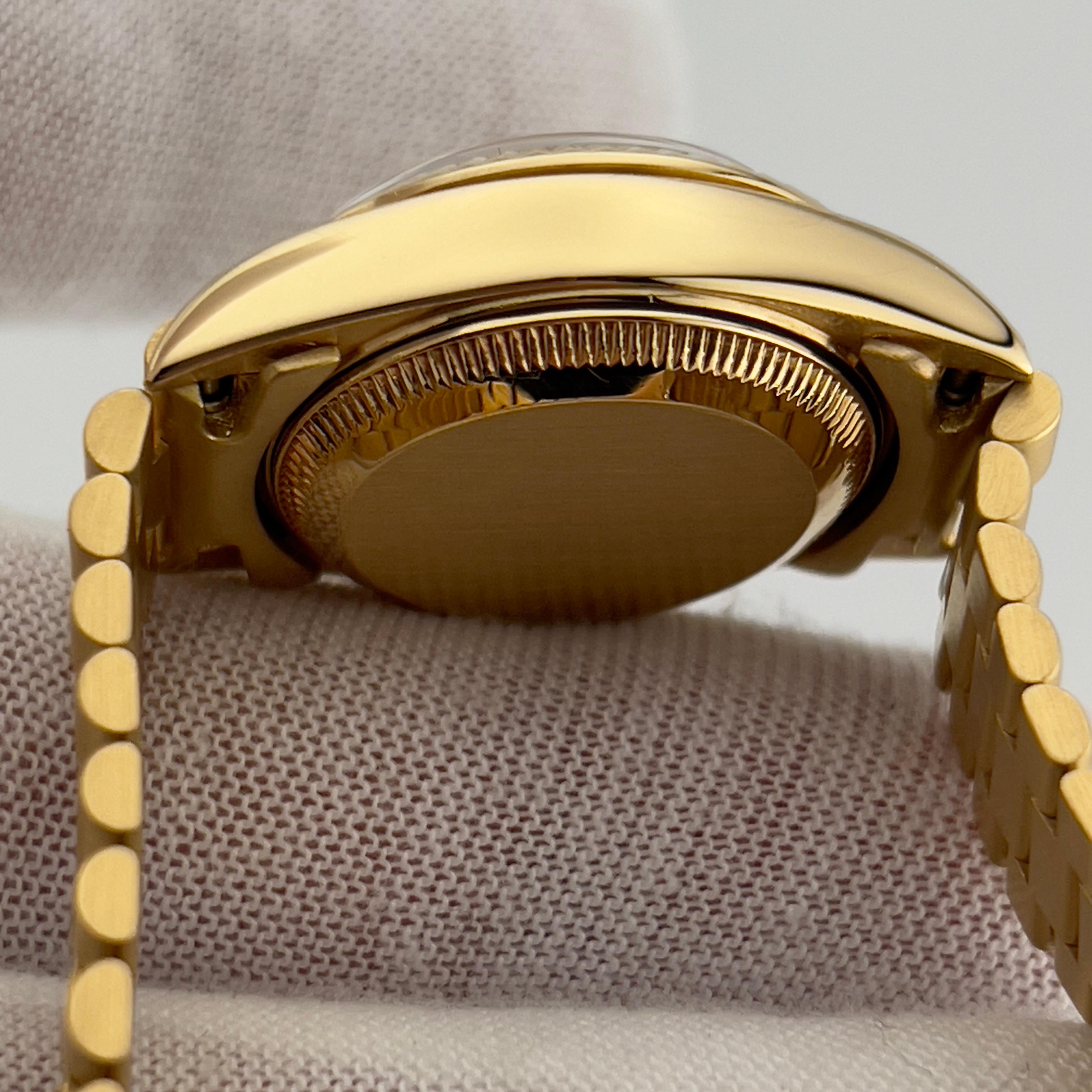 Rolex Ladies President Datejust 79178 Cream Dial  18K Yellow Gold For Sale 2