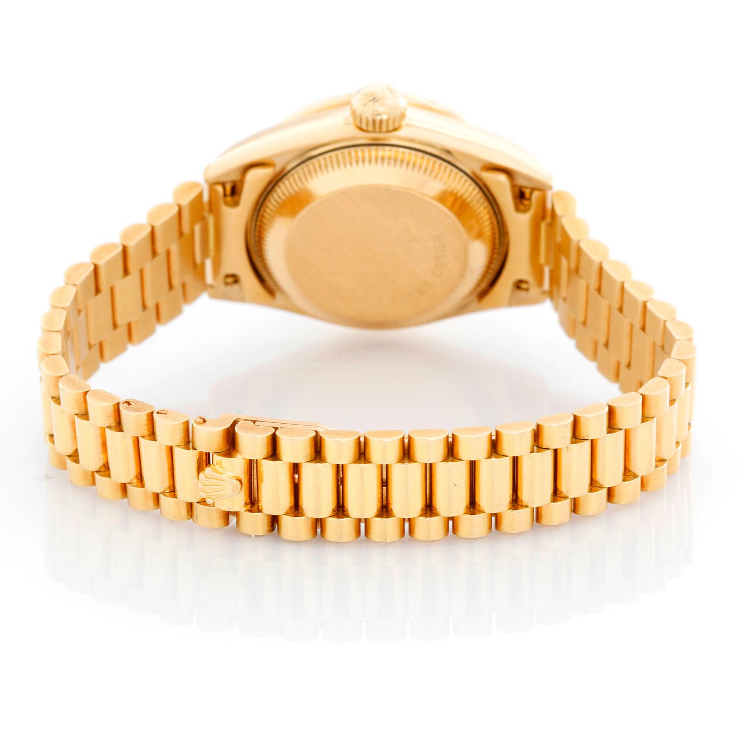 Rolex Ladies President, Model 69138 In Excellent Condition In Dallas, TX