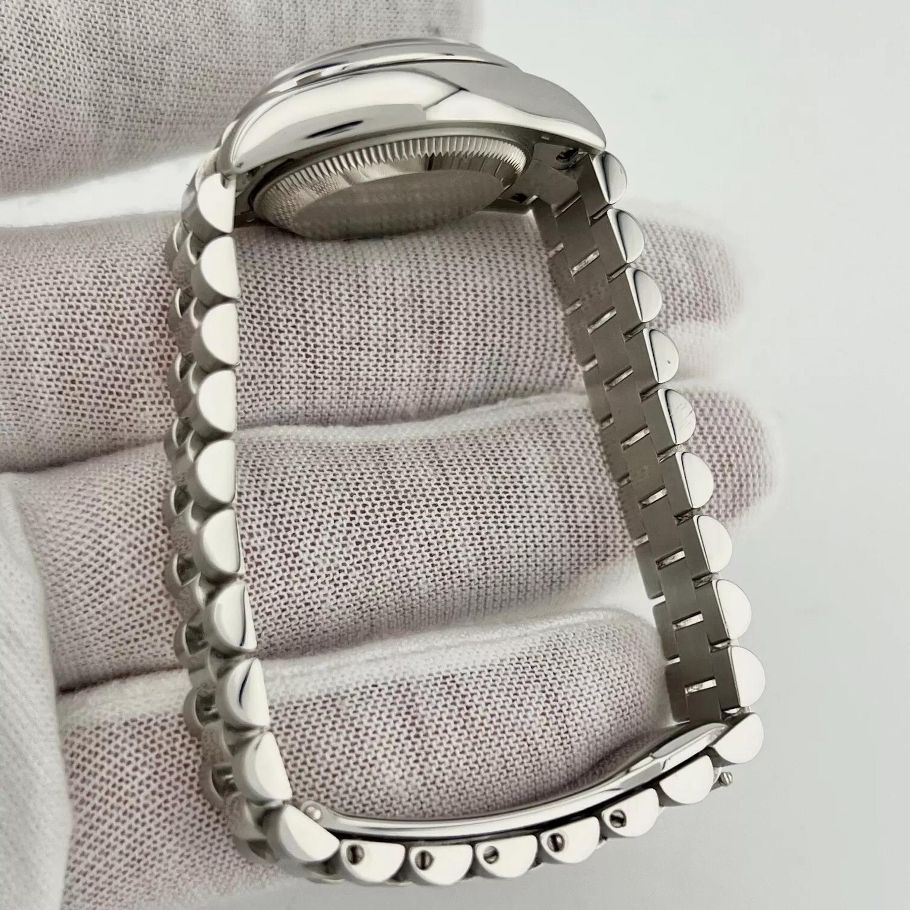 Rolex Ladies President Platinum 179166 Glacier Diamond Dial Box Papers 2