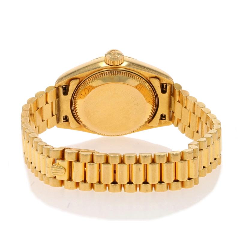 Rolex Damen President Armbanduhr 69178 Gelbgold 18k Automatik 1 Yr Garantie 2
