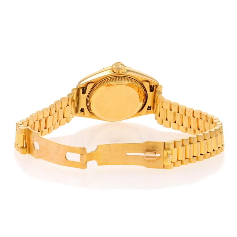 Rolex Damen President Armbanduhr 69178 Gelbgold 18k Automatik 1 Yr Garantie 3