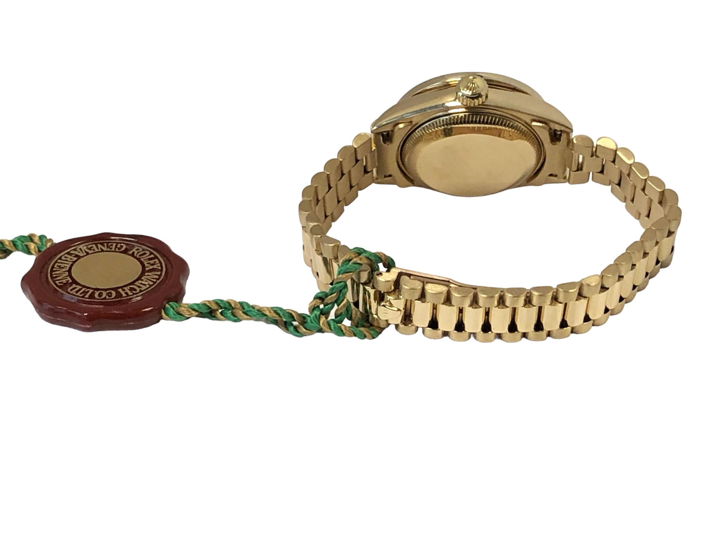 rolex day date gold women
