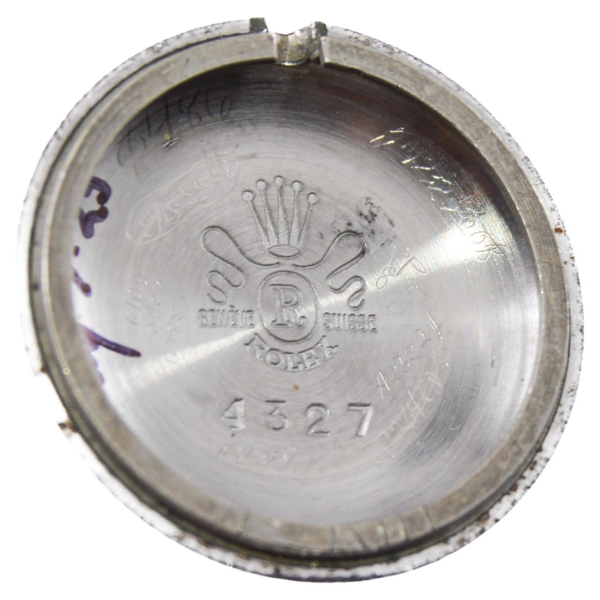 Rolex Montre Art déco en or rose et acier pour femmes de 1947 12