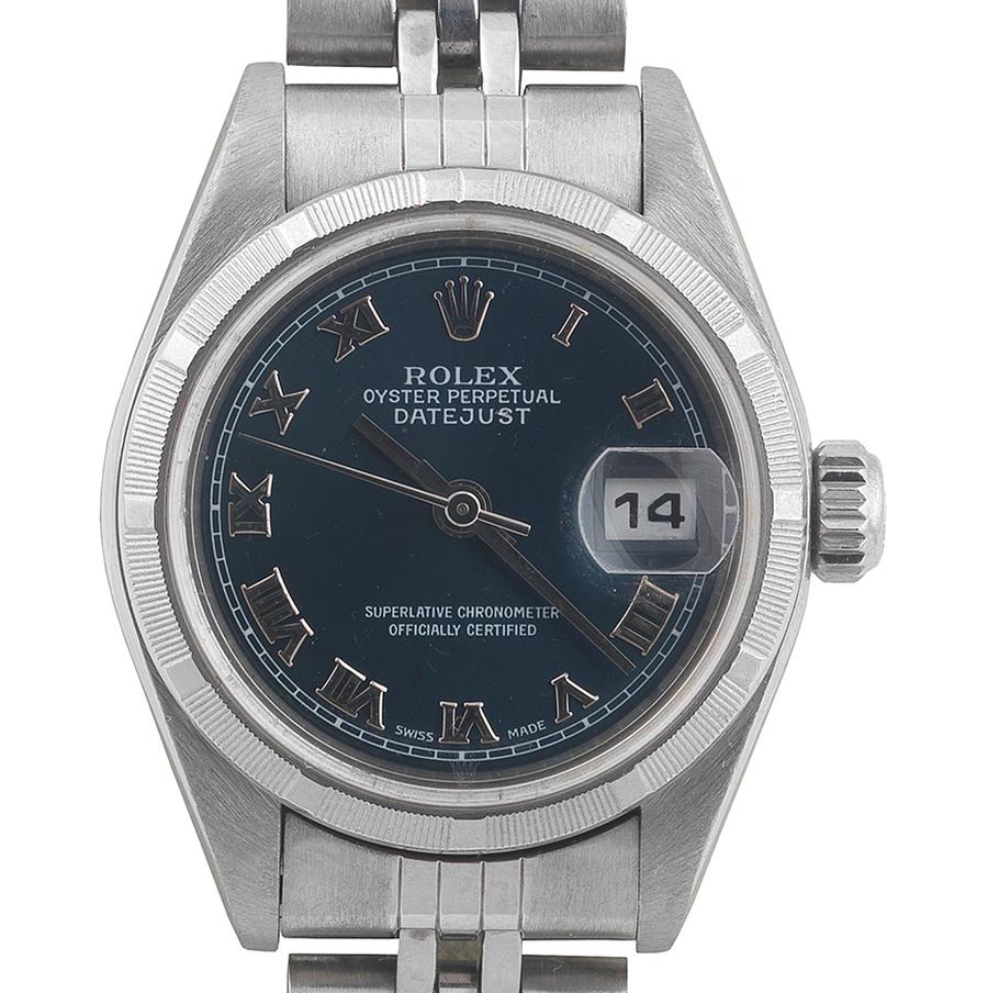 Rolex Ladies Stainless Oyster Perpetual Datejust automatic Wristwatch Ref 79190 In Excellent Condition In Firenze, IT