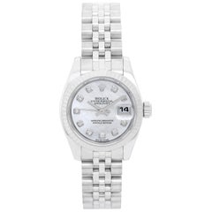 Rolex Ladies Stainless Steel Datejust Automatic Wristwatch Ref 179174