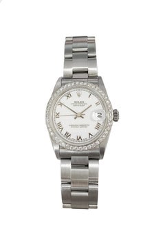 Rolex Ladies Stainless Steel Diamond Watch Rolex 68240