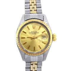 Vintage Rolex Ladies Two-Tone Date Automatic Wristwatch, Ref 6917