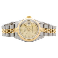 Rolex Ladies Two Tone Datejust 69173 Automatic Champagne Roman