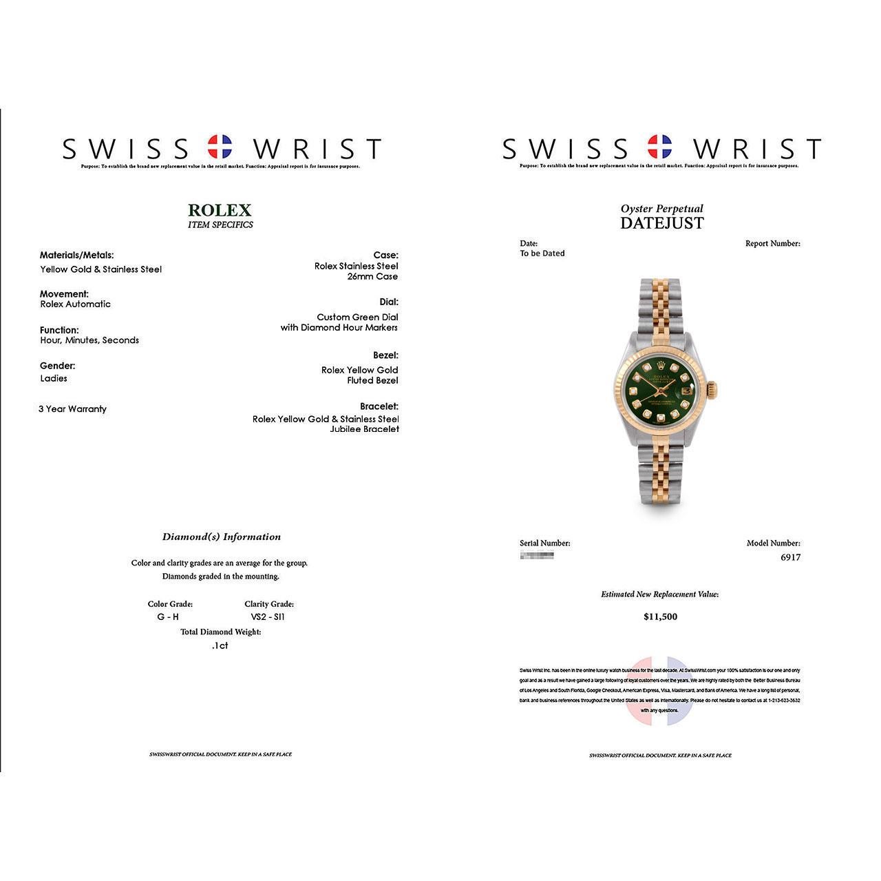 ladies two tone rolex