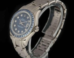 Rolex Diamond and Sapphire Pearlmaster Datejust