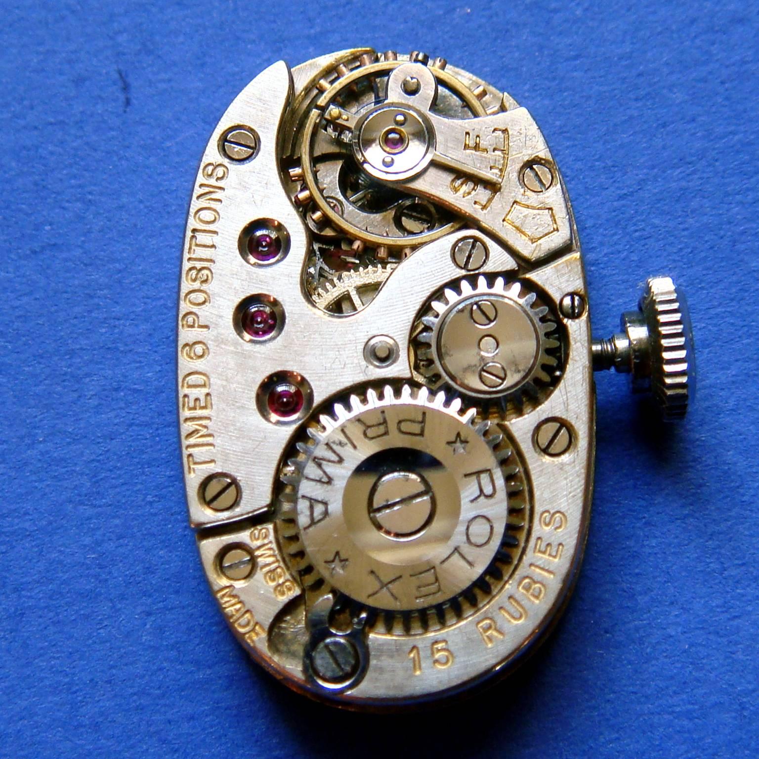 Rolex Ladies White Gold Diamond Chronometer Art Deco Wristwatch, 1926 3