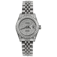 Rolex Ladies white gold Diamond Datejust automatic Wristwatch