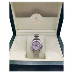 Rolex Ladies Yacht Master 169622 Stainless Steel and Platinum Box and Papers