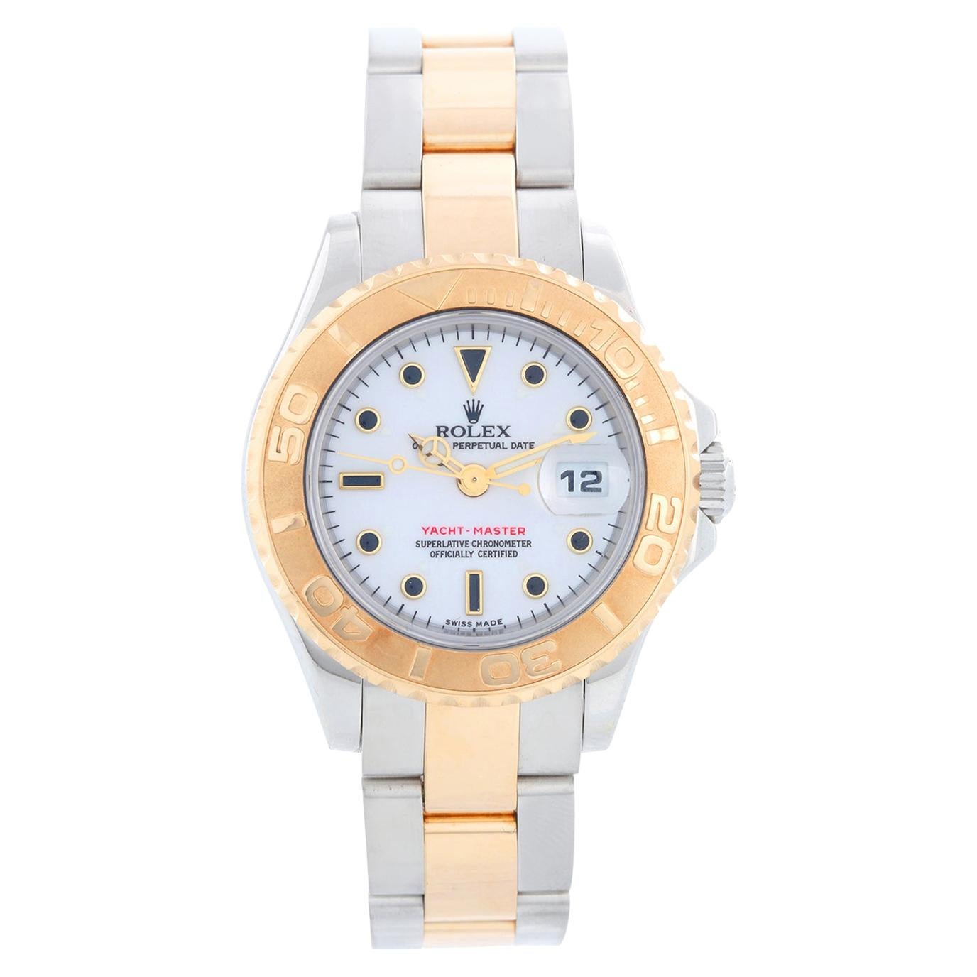 Anstændig blanding præst Rolex Ladies Yacht-Master 2-Tone Watch 169623 White Dial at 1stDibs | yacht  master 2 tone, 2 ladies yacht, yacht master 36mm