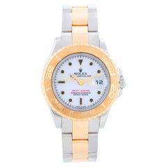 Rolex Ladies Yacht-Master 2-Tone Watch 169623 White Dial