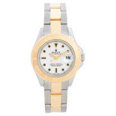 Rolex Damen Yacht-Master 2-farbige Uhr mit weißem Zifferblatt 169623
