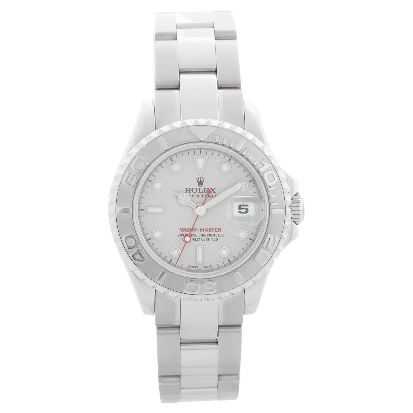 Rolex Ladies Yacht-Master Stainless Steel Watch 169622