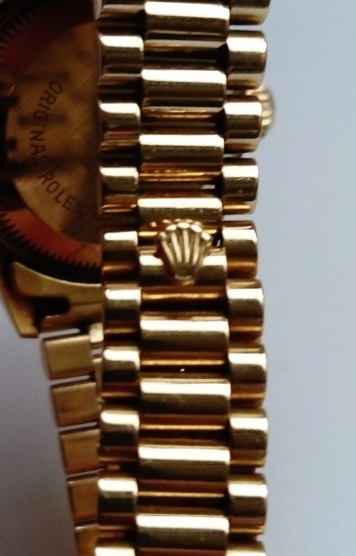Rolex Ladies Yellow Gold Diamond Datejust Oyster Perpetual Wristwatch, 1991 1
