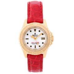 Rolex Ladies yellow gold Lady Yacht-Master Automatic Wristwatch Ref 69628