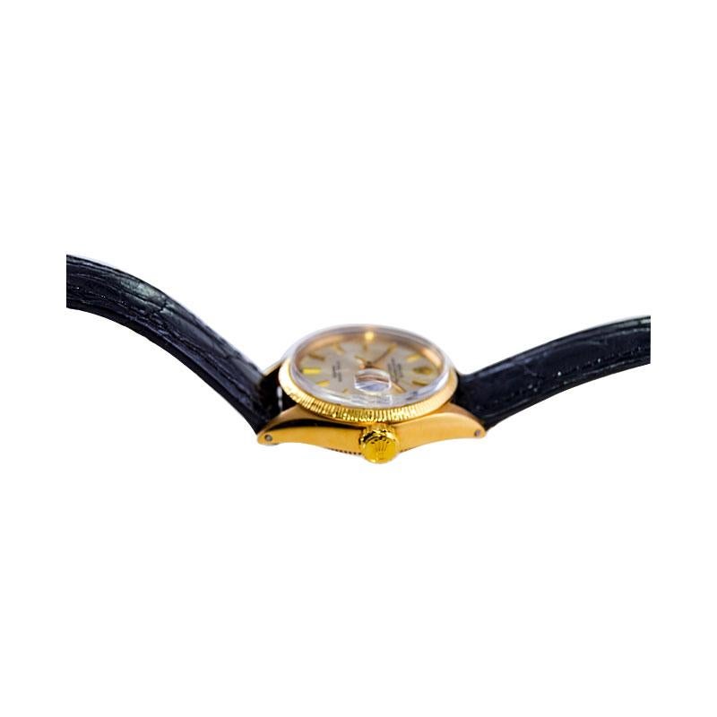 Rolex Ladies Yellow Gold Original Dial Datejust Watch 4